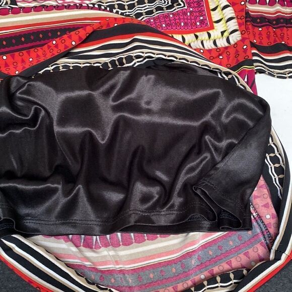 HOST PICKđ„Laundry Shelli Segal Graphic Print DressâSzâLâPink/Red/Purple/Black - Picture 6 of 11